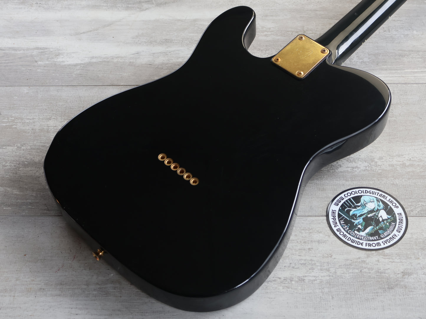 1988 Fender Japan TLG80-60 Vintage Telecaster (Black & Gold)
