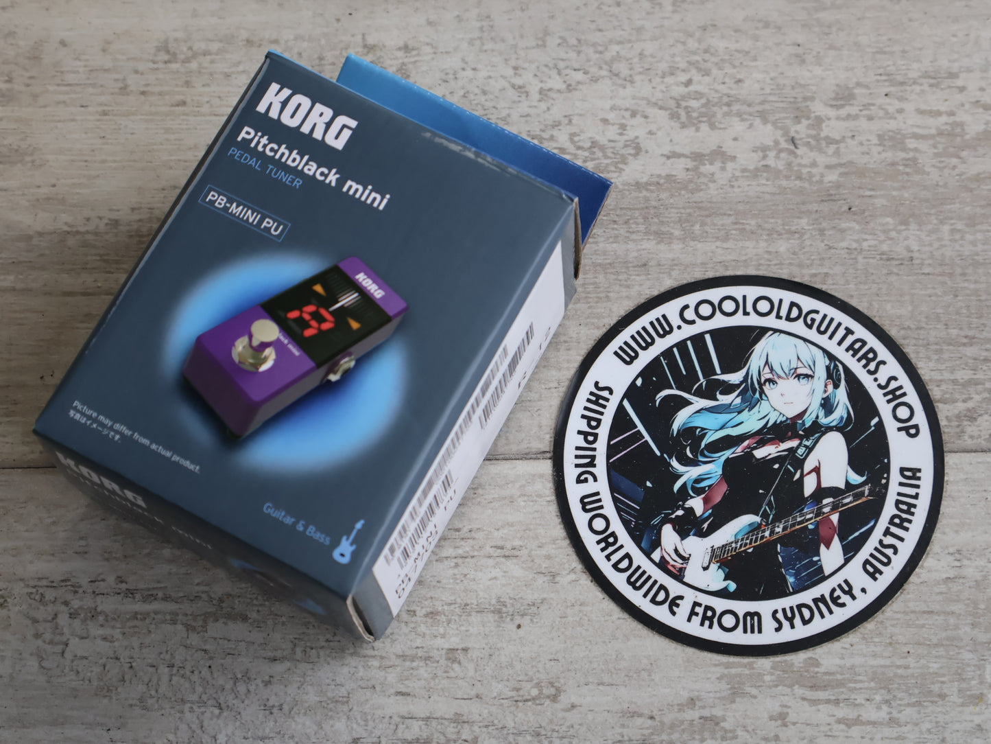 Korg Pitchblack Mini Purple Pedal Tuner