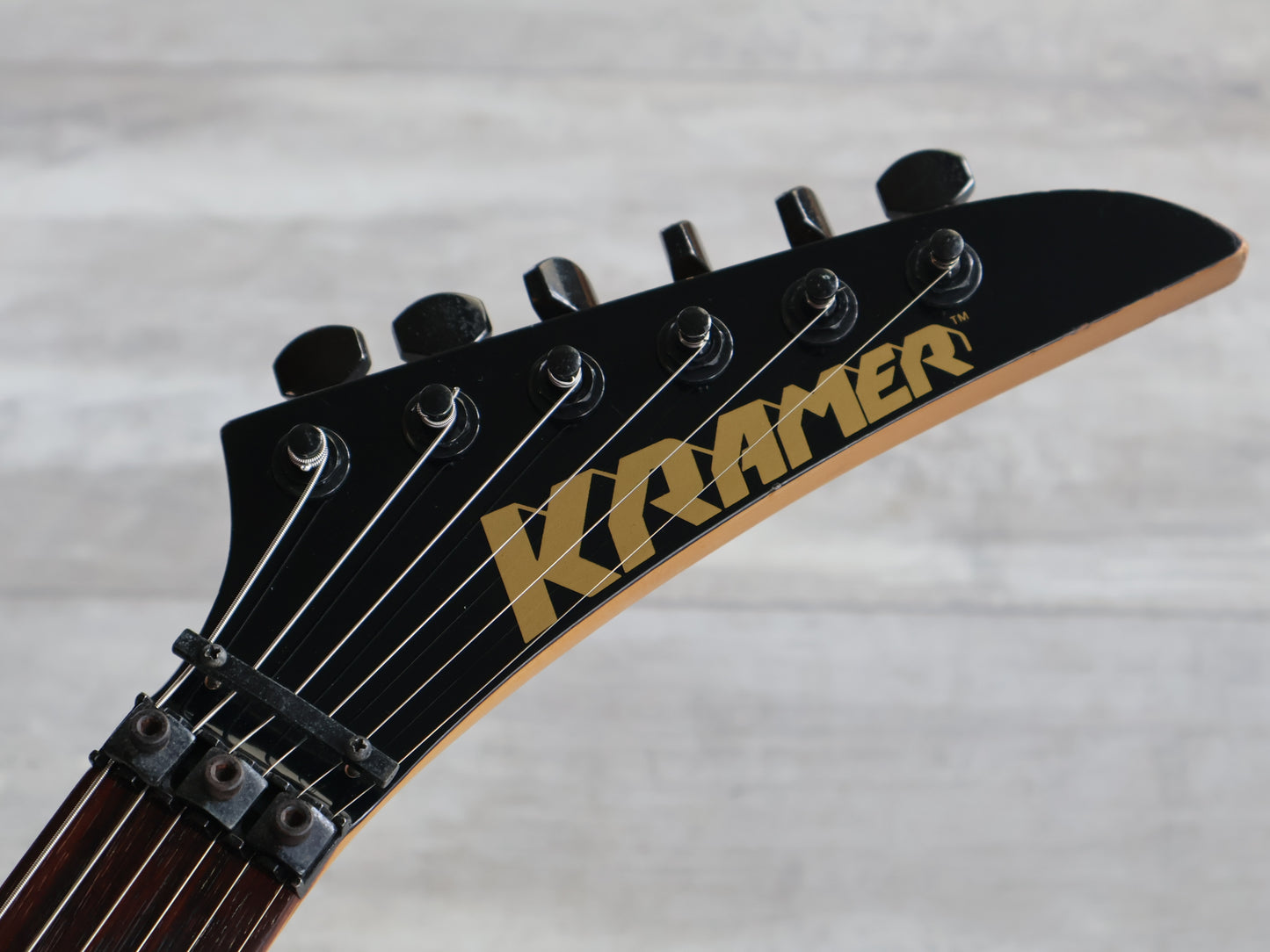 1980's Kramer Japan LK1-BF HS Superstrat (Black)