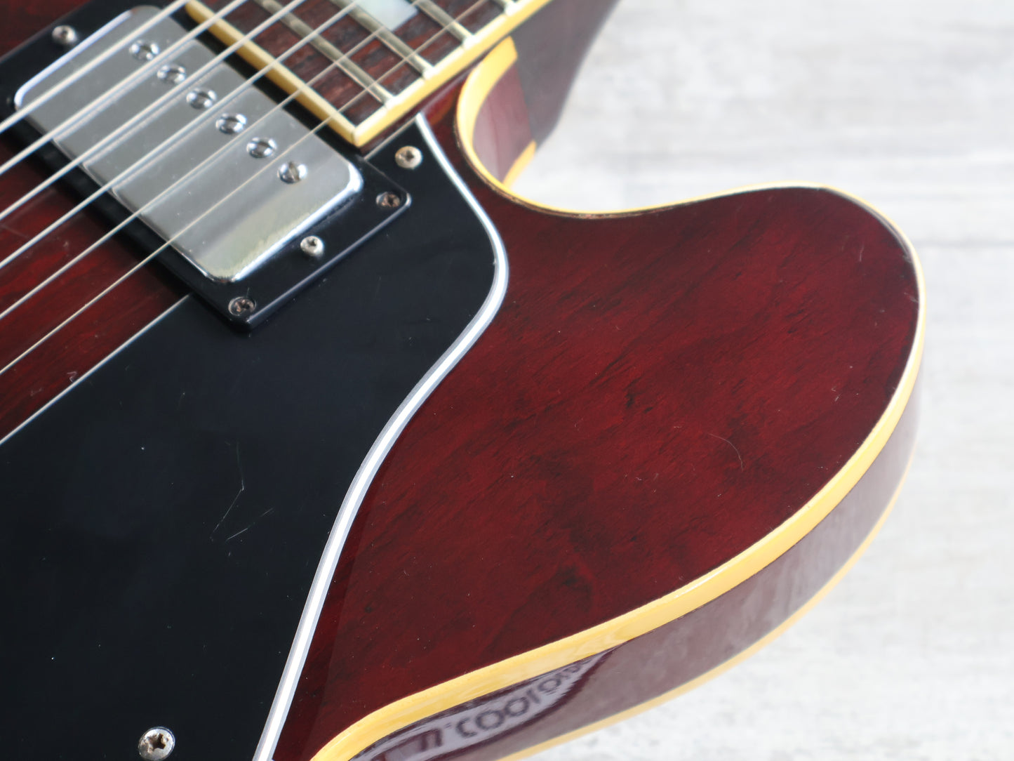 1976 Aria Pro II ES-700WRSemi Hollowbody (Wine Red)