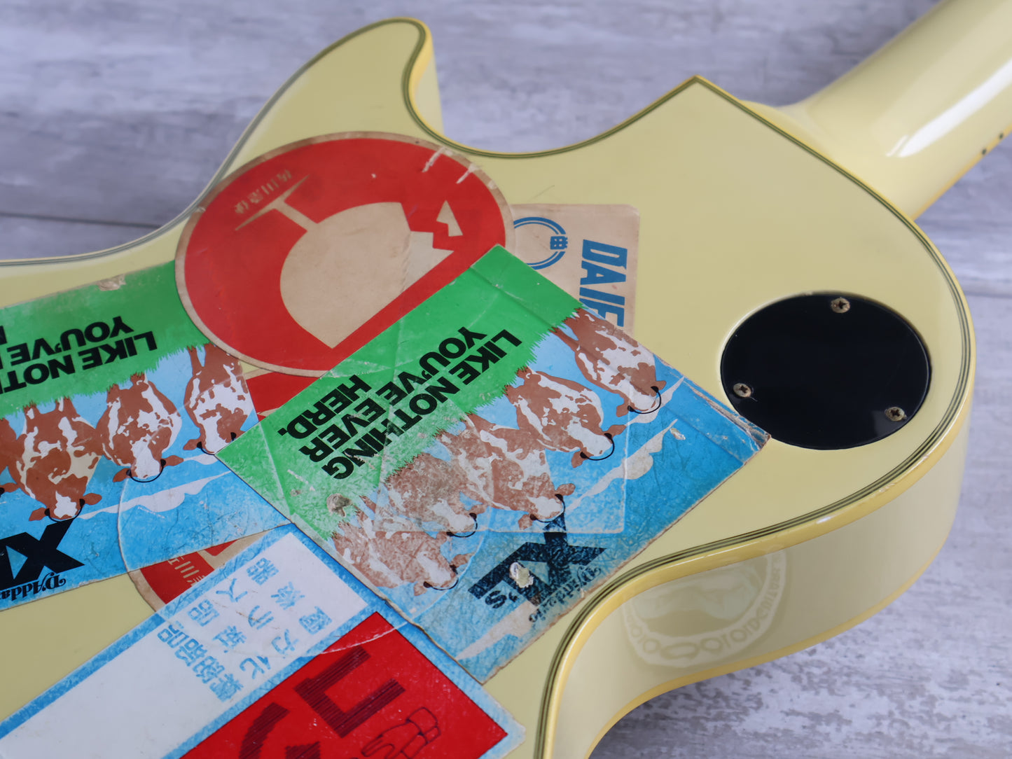 1982 Burny Japan RLC-60 Les Paul Custom (White)