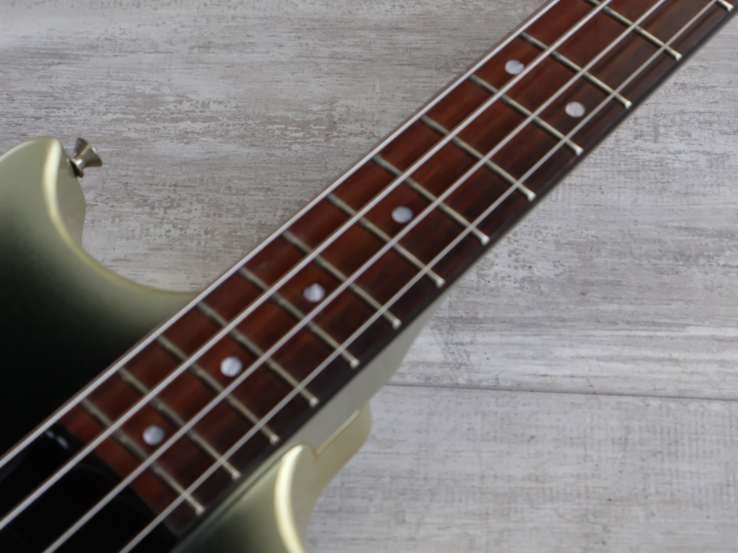 1999 Burny (Fernandes) Japan WSB-80EV Luna Signature Model Bass (Silverburst)