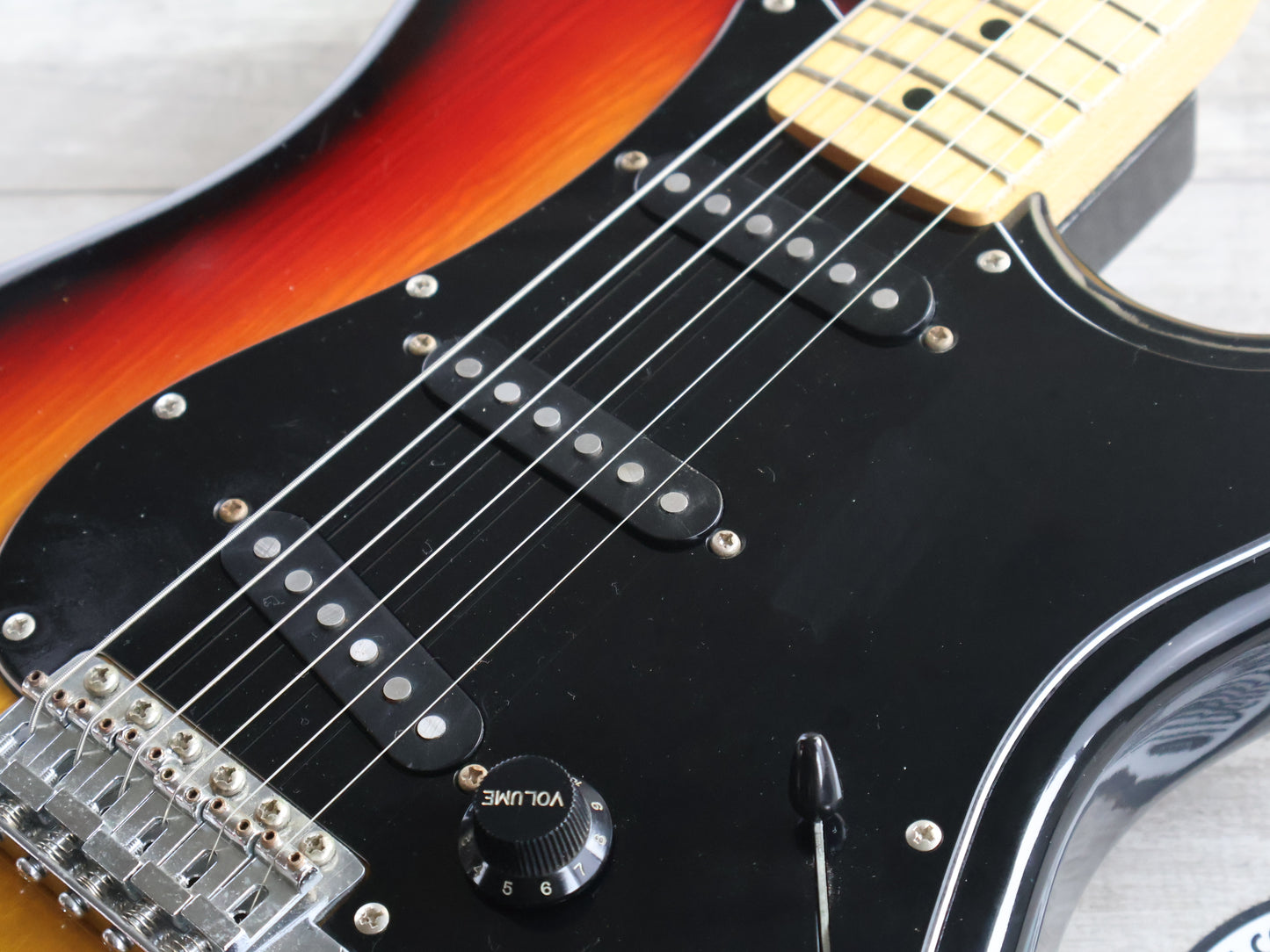 1983 Tokai Japan TSS-48 Silver Star Stratocaster (Three-Tone Sunburst)