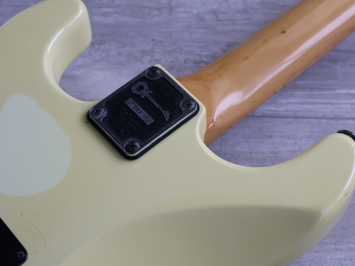 1988 Charvel Japan Model 1C HSS Superstrat (Vintage Ivory)
