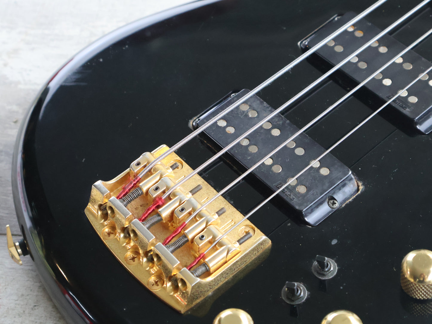 1987 Ibanez Japan RB835 Roadstar II Bass Guitar (Black)