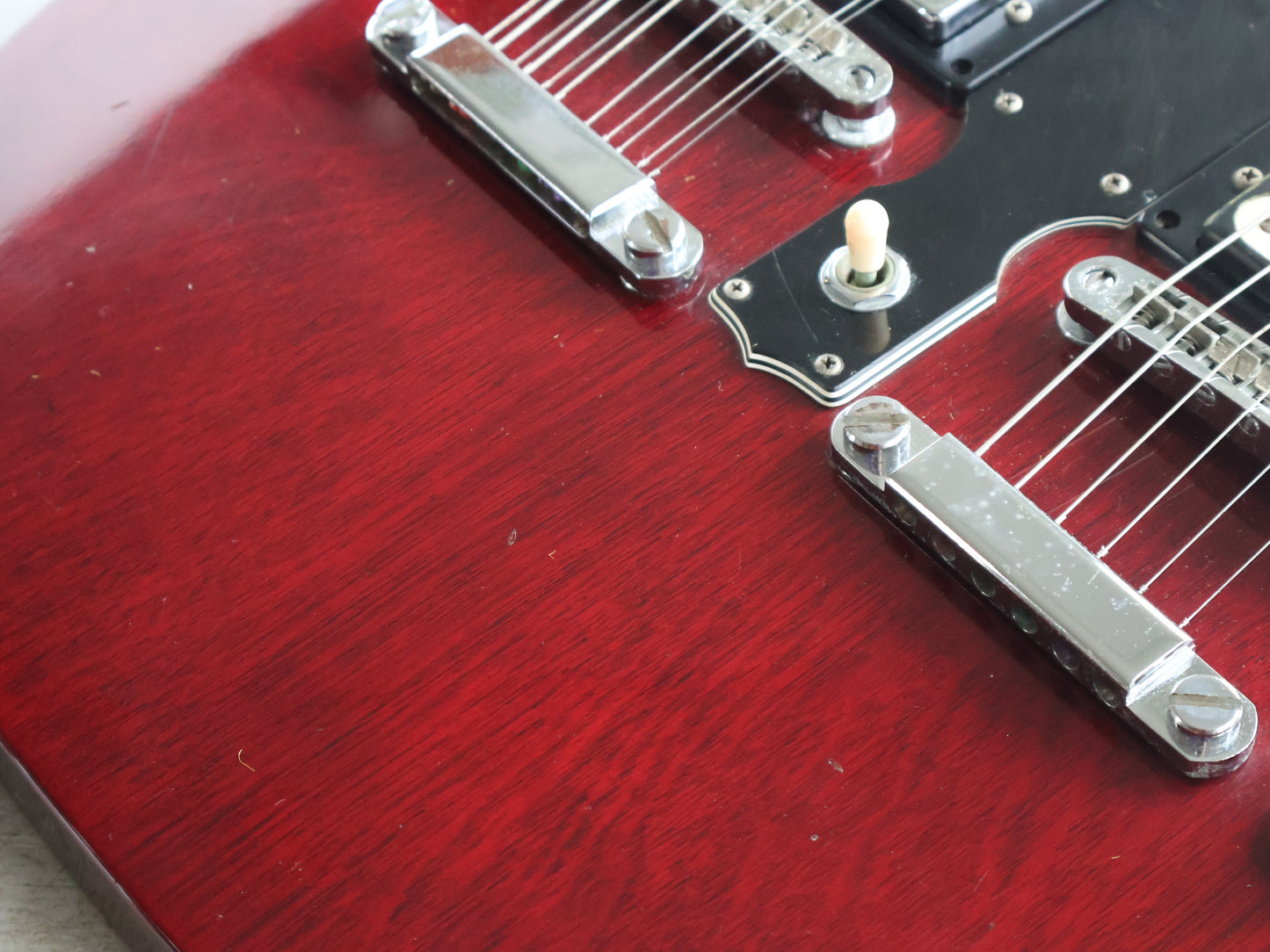 1976 Ibanez Japan 2402 (EDS-1275) Double Neck 6/12 SG (Cherry Red)
