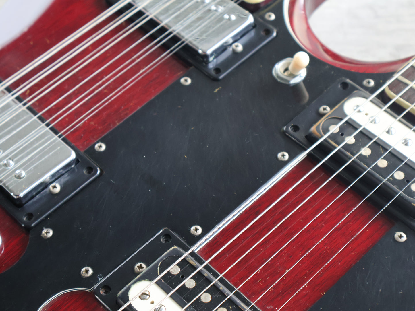 1976 Ibanez Japan 2402 (EDS-1275) Double Neck 6/12 SG (Cherry Red)