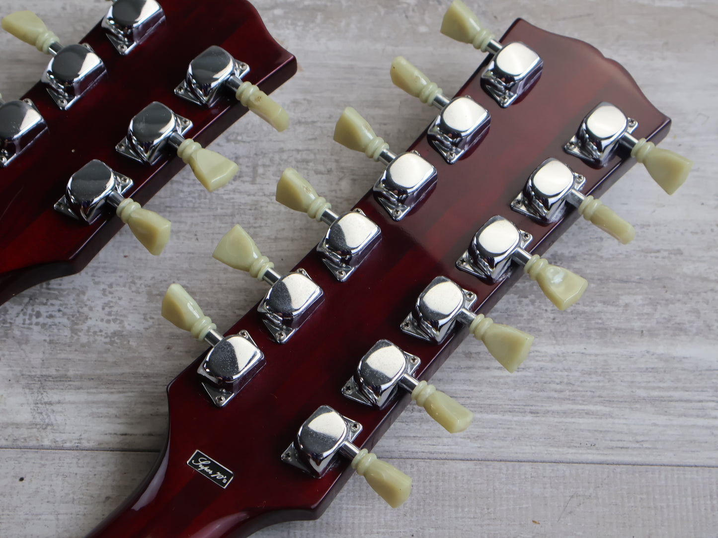 1976 Ibanez Japan 2402 (EDS-1275) Double Neck 6/12 SG (Cherry Red)