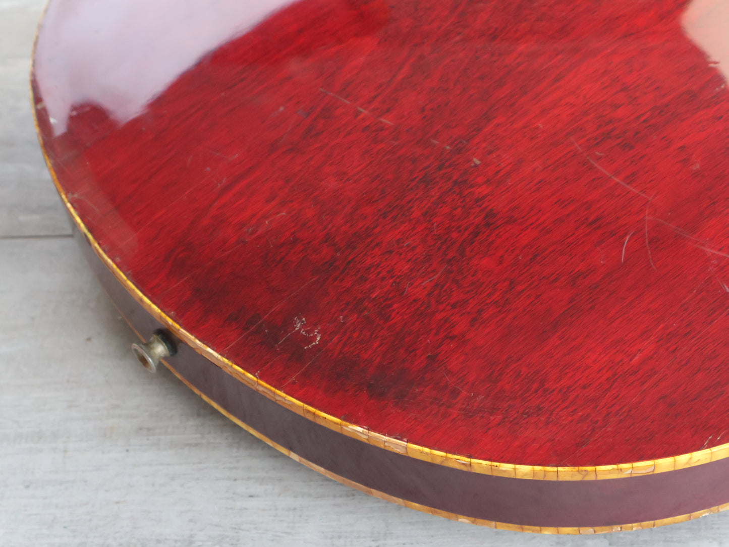 1979 Greco Japan SA-550 Semi-Hollowbody Electric Guitar (Cherry Red)