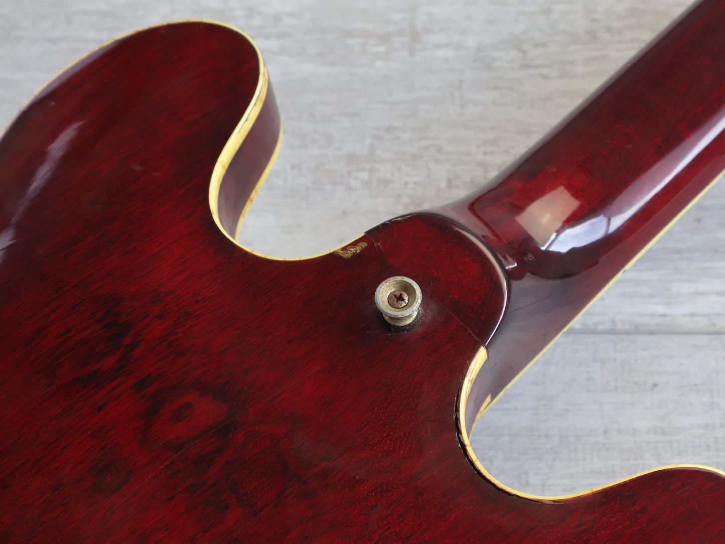 1979 Greco Japan SA-550 Semi-Hollowbody Electric Guitar (Cherry Red)