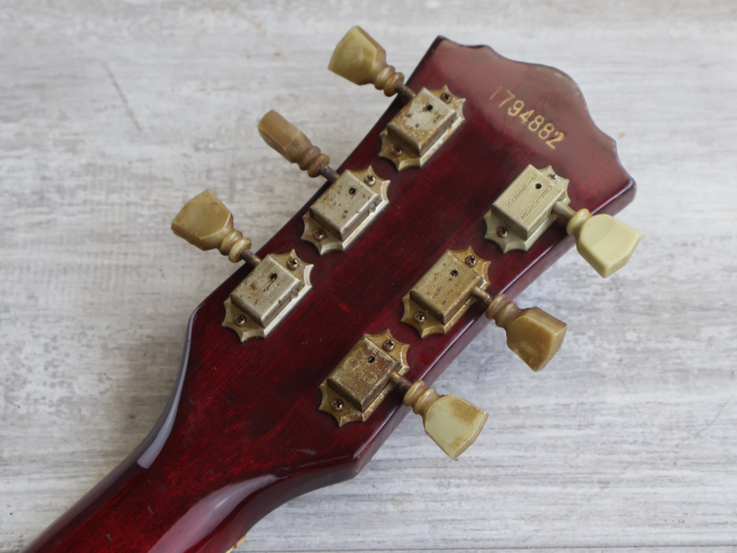 1979 Greco Japan SA-550 Semi-Hollowbody Electric Guitar (Cherry Red)