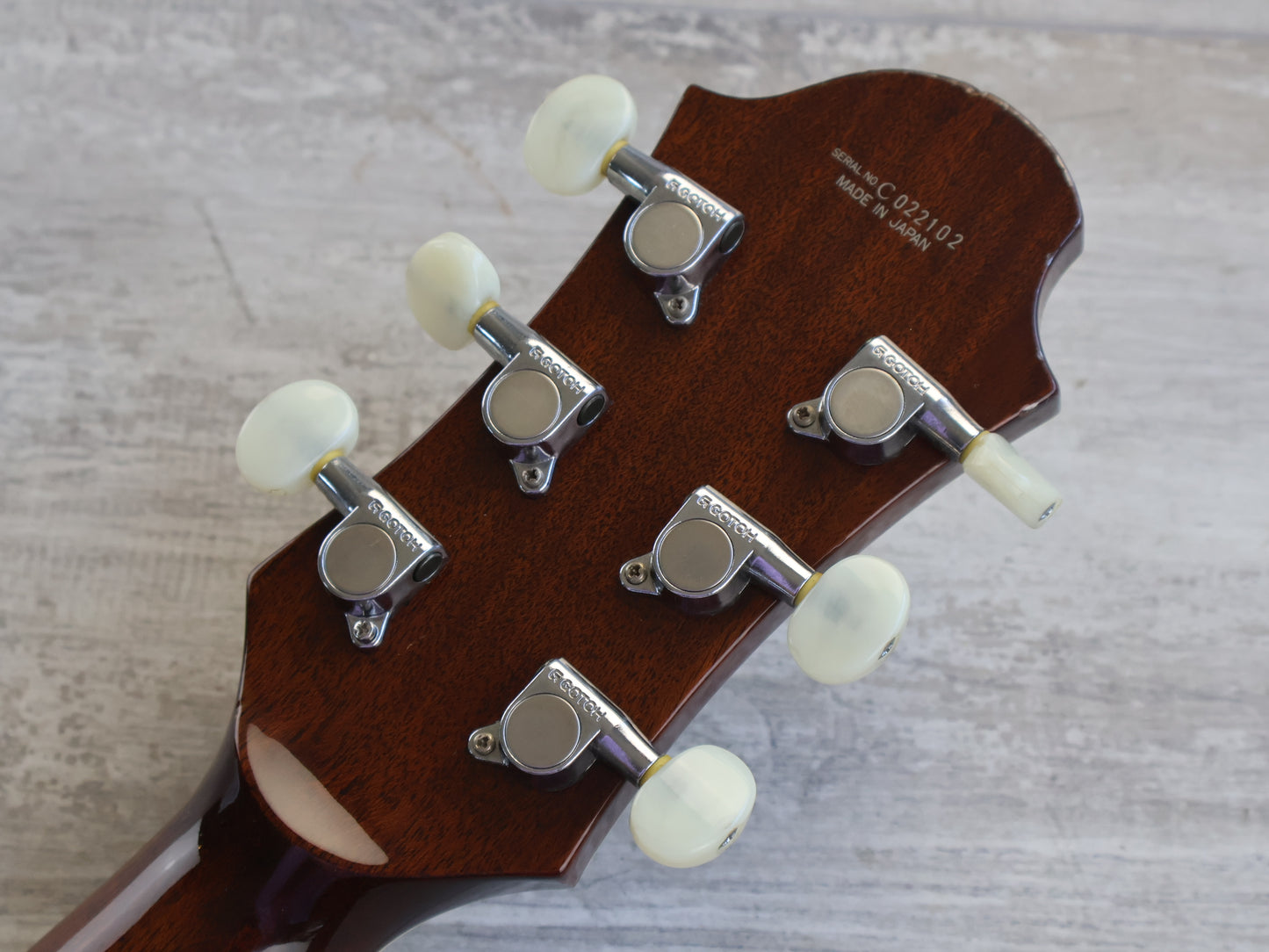 1996 Greco Japan LG-90 Eclipse Style Les Paul (Transparent Blue)