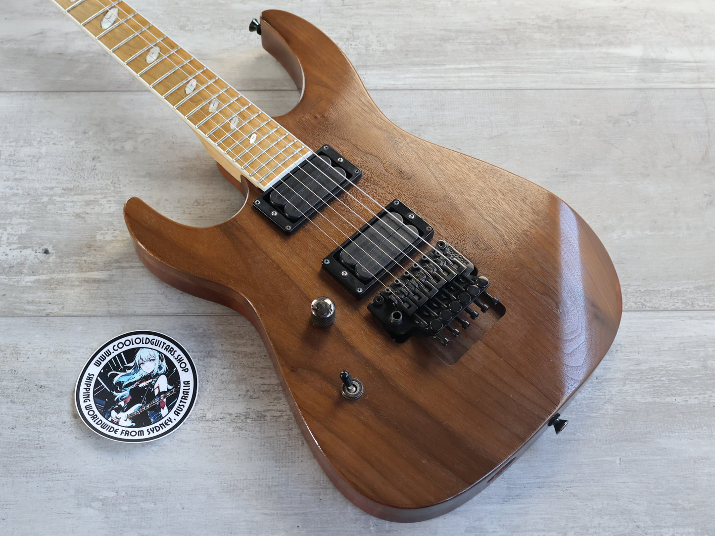 2011 Caparison Dellinger II-WM-MF LH Left Handed (Natural)