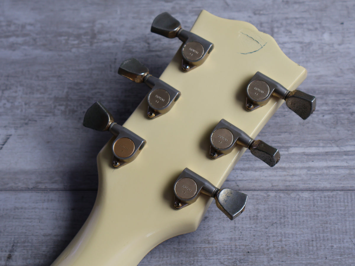 1987 Burny Japan RLC-60 Les Paul Custom (White)
