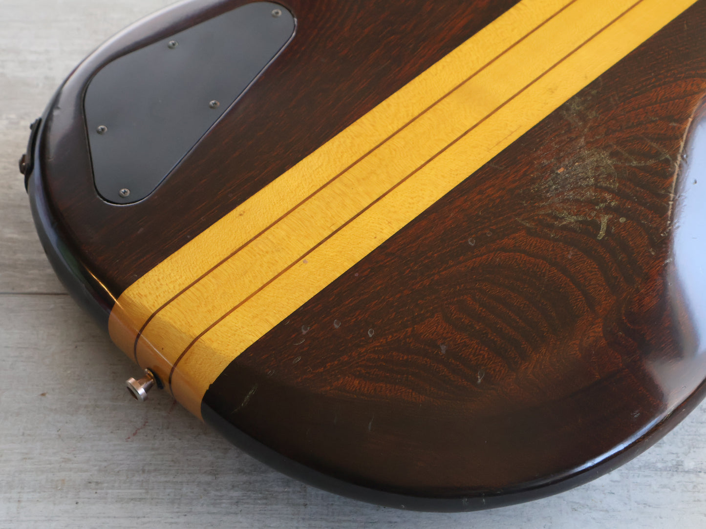 1983 Ibanez Musician MC824 Neckthrough Bass (Dark Stain)