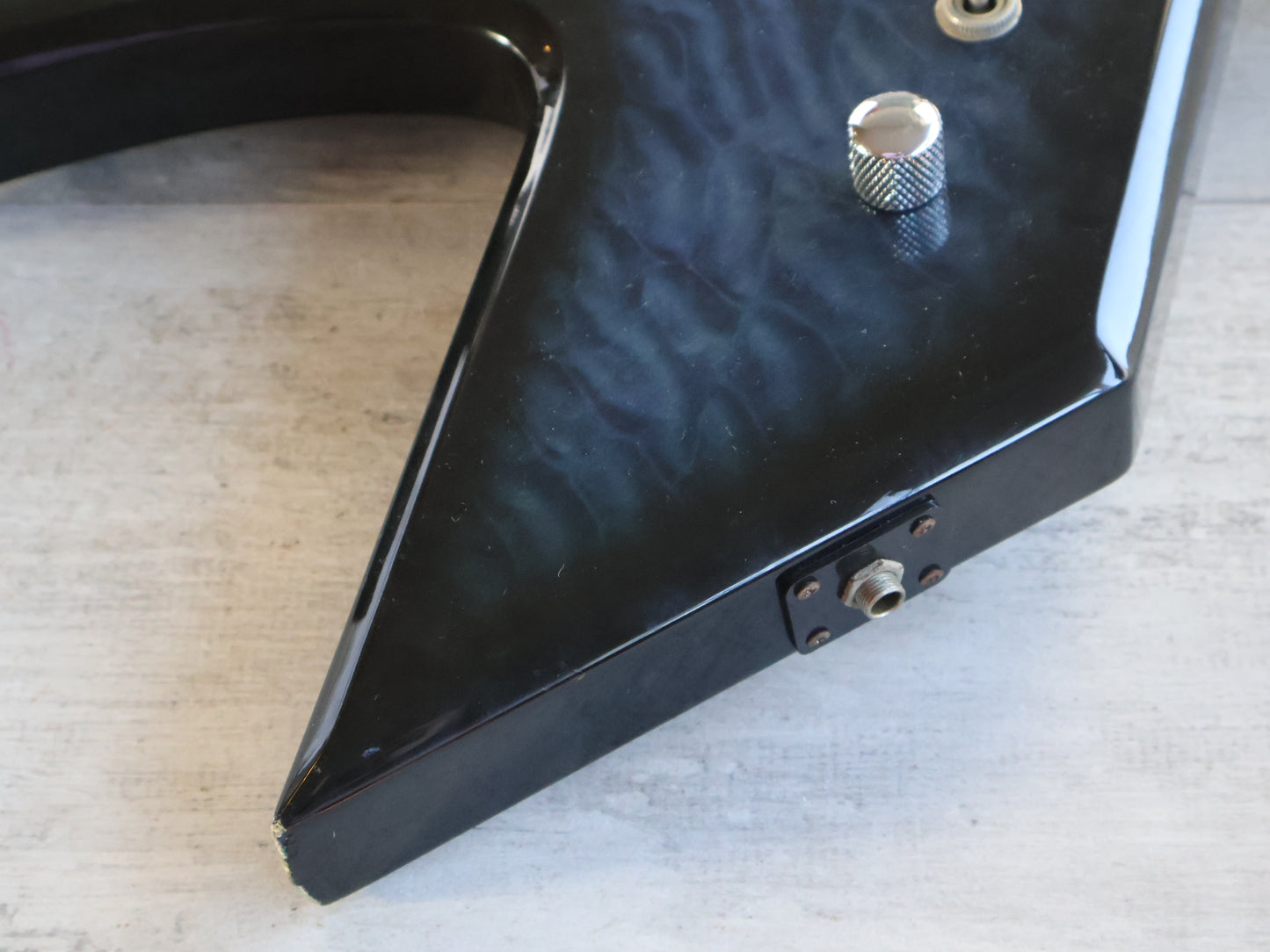 2000's BC Rich Warlock (Dark Blue Burst)
