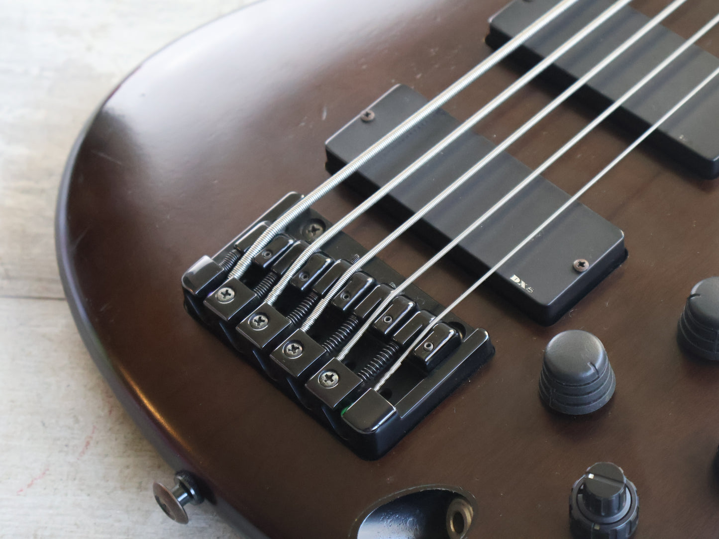 2001 Ibanez Japan SR755 SDGR Sound Gear 5-String Bass (Walnut)