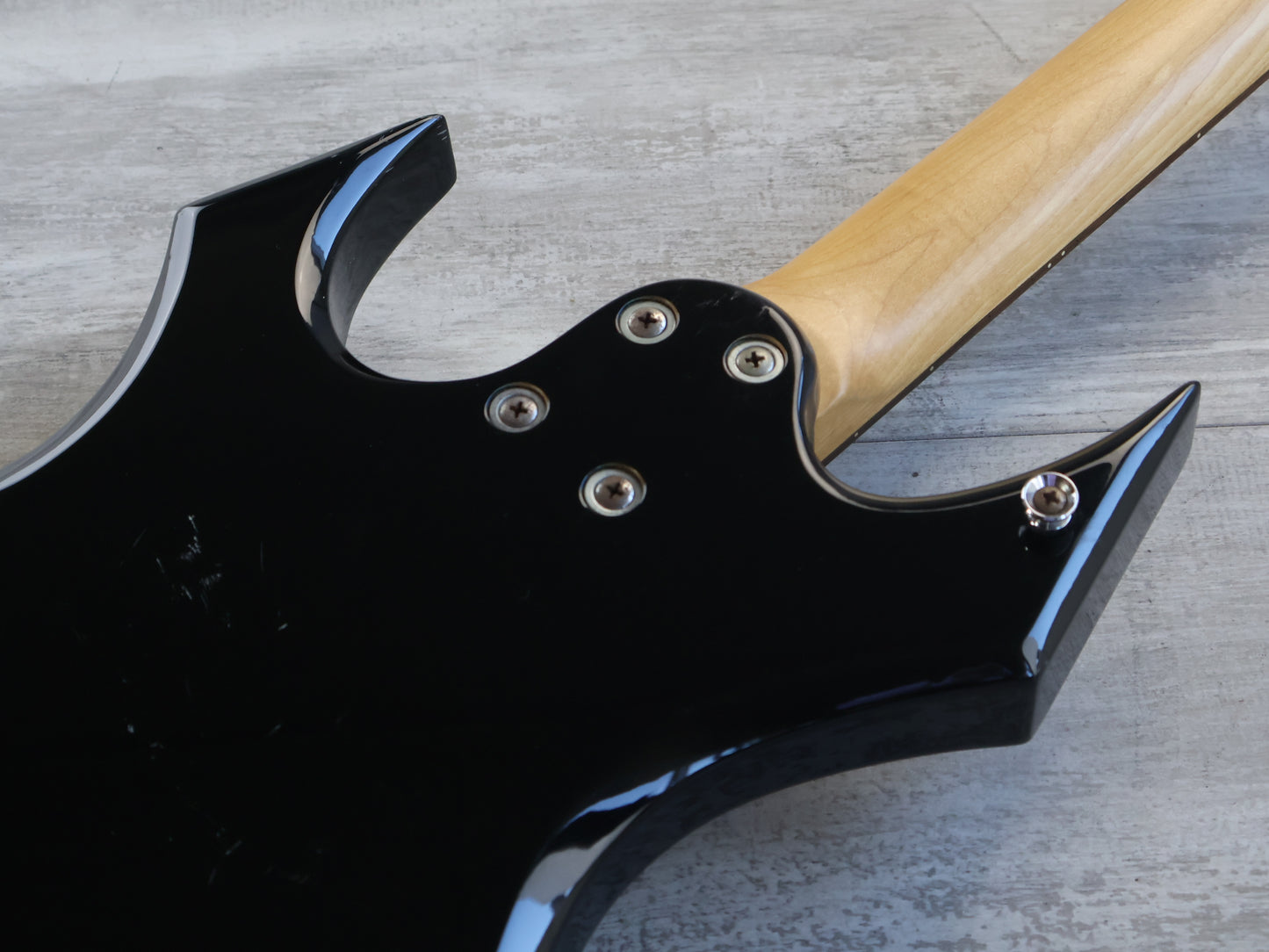 2000's BC Rich Warlock (Dark Blue Burst)