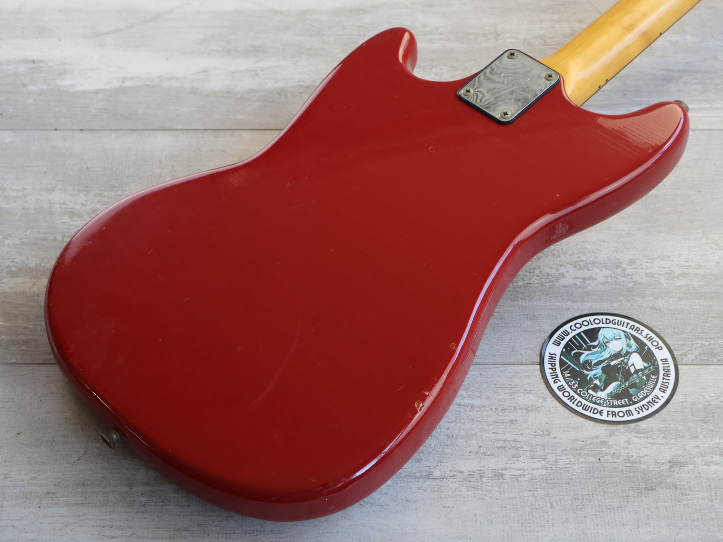 1973 Fender USA Musicmaster Bass (Dakota Red)