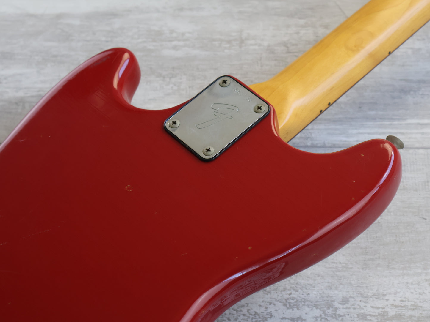 1973 Fender USA Musicmaster Bass (Dakota Red)