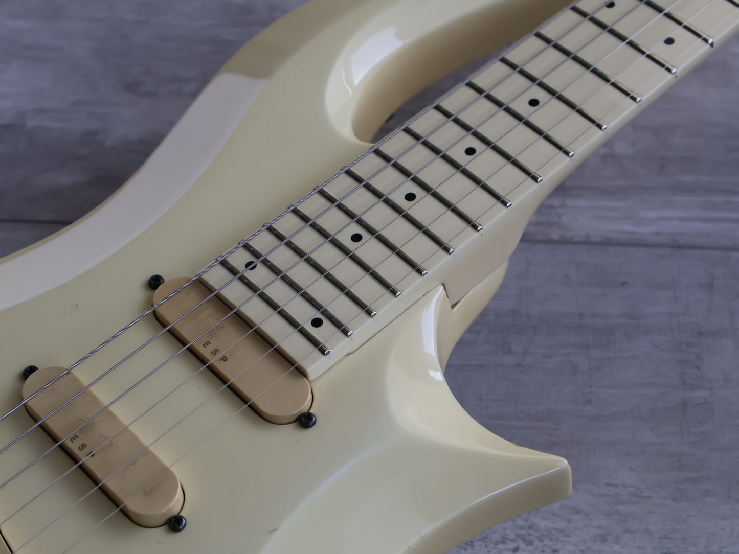 1990's Edwards (by ESP Japan) ES-11 OPRIII Sugizo/Prince Signature Cloud (White)