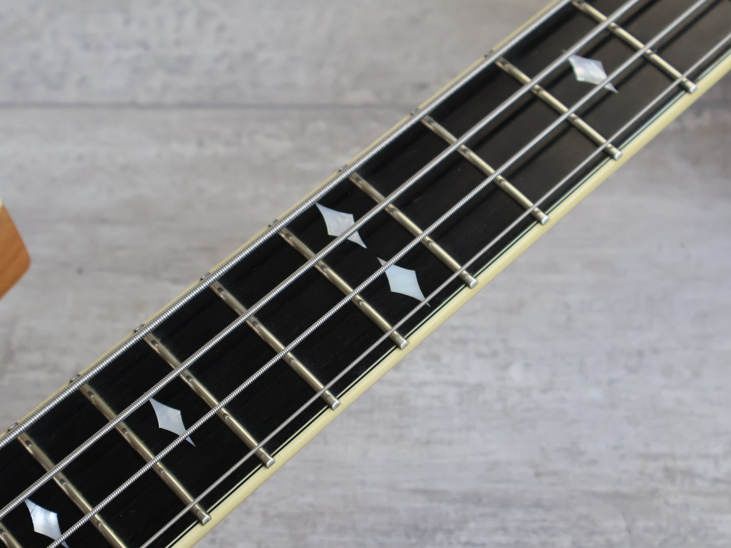 BC Rich Paolo Gregoletto (Trivium) Neckthrough Signature Warlock Bass (Spalted Natural)