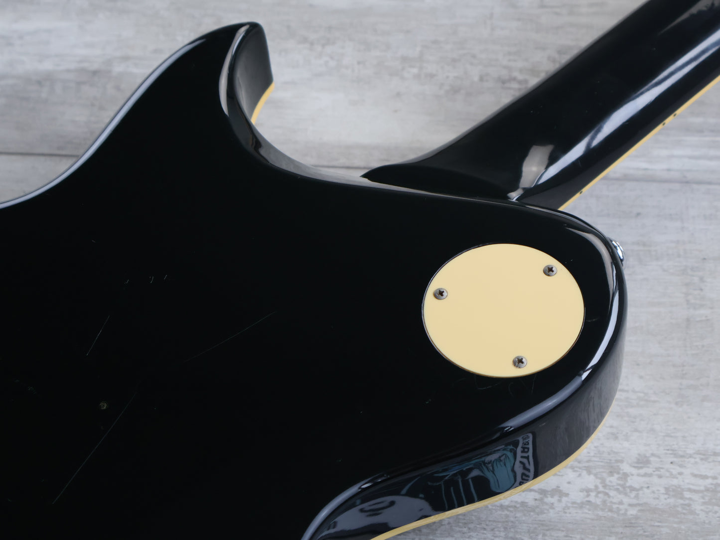 1984 Aria Pro II PE-DELUXE KV Single Cutaway w/Kahler (Black)
