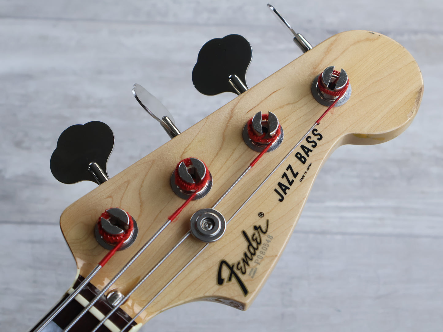 1999 Fender Japan JB75 '75 Reissue Jazz Bass (Vintage White)
