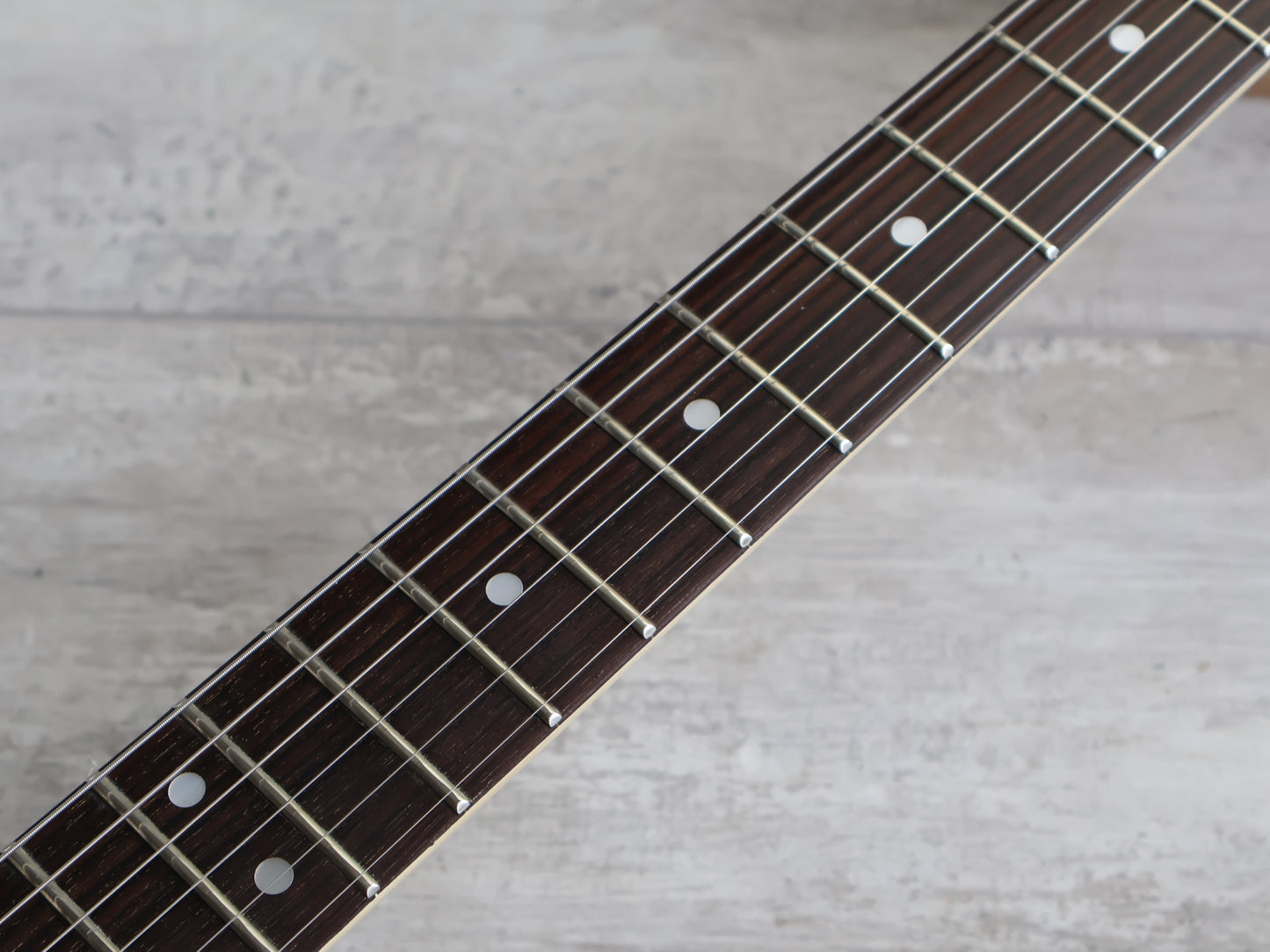 1982 Tokai F-55 Super Edition Explorer/Random Star (Vintage White)