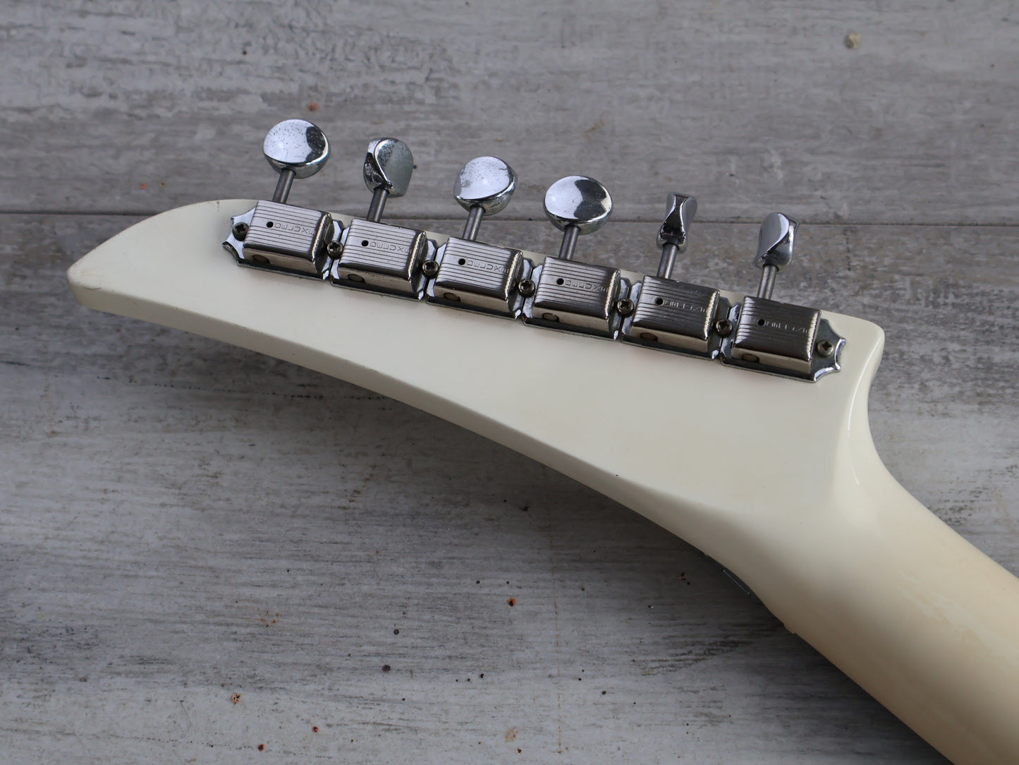 1982 Tokai F-55 Super Edition Explorer/Random Star (Vintage White)