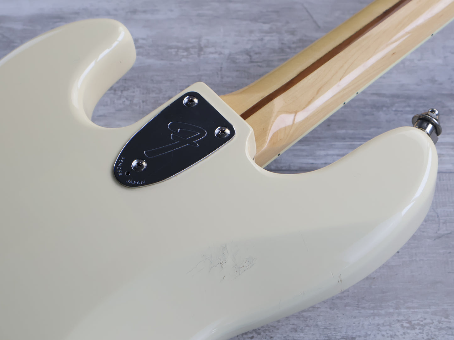 1999 Fender Japan JB75 '75 Reissue Jazz Bass (Vintage White)