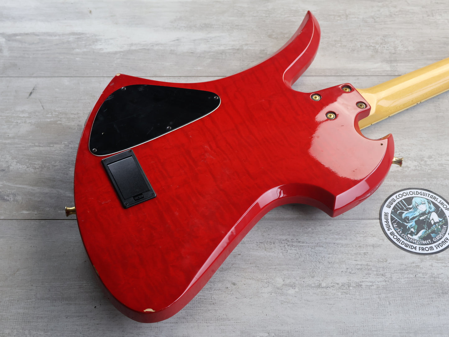 2001 Burny Hide (X Japan) MG-130S Mockingbird w/Sustainer (Cherry Sunburst)