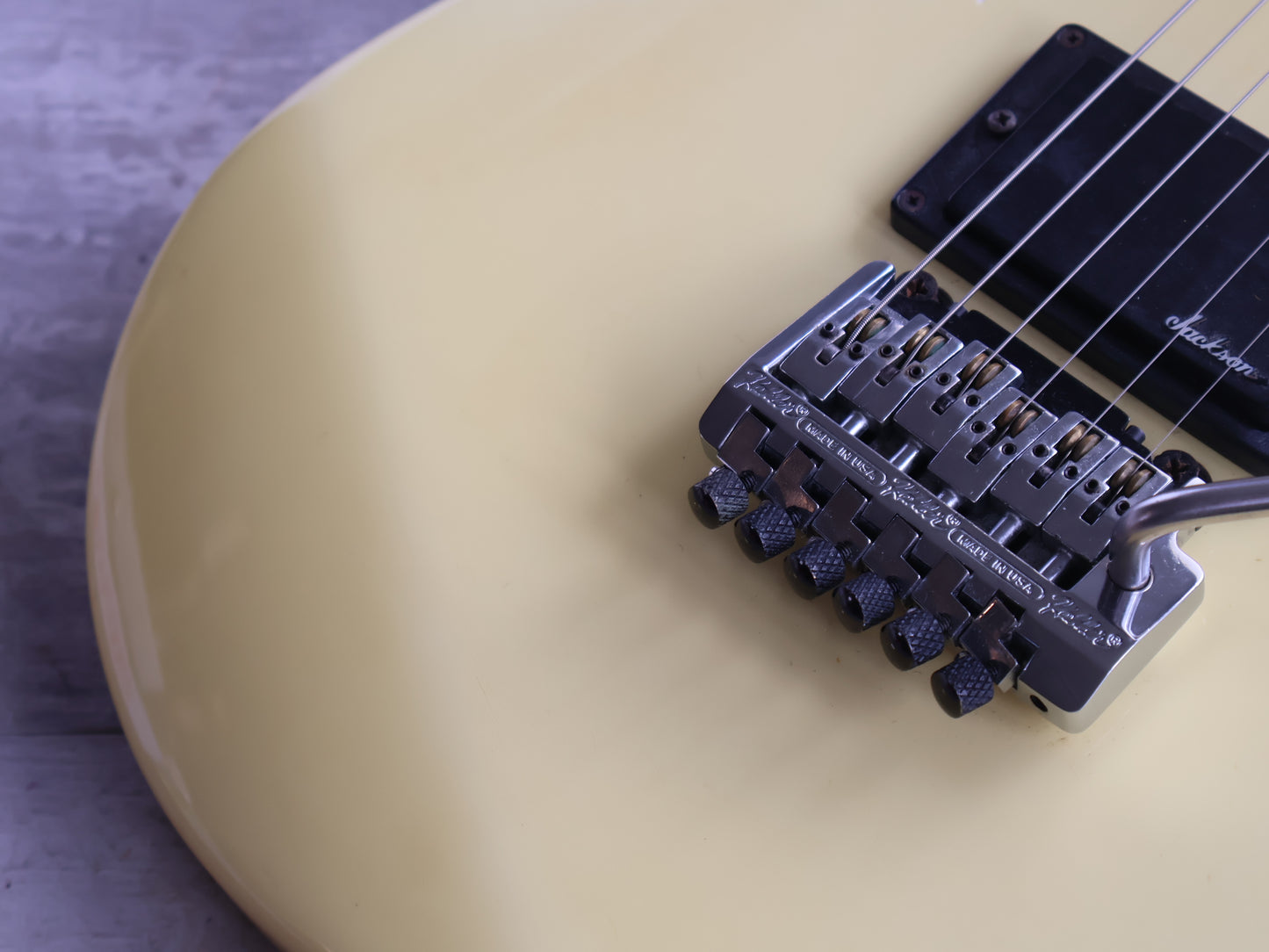 1986 Charvel Japan Model 2 Superstrat w/Kahler (Vintage White)