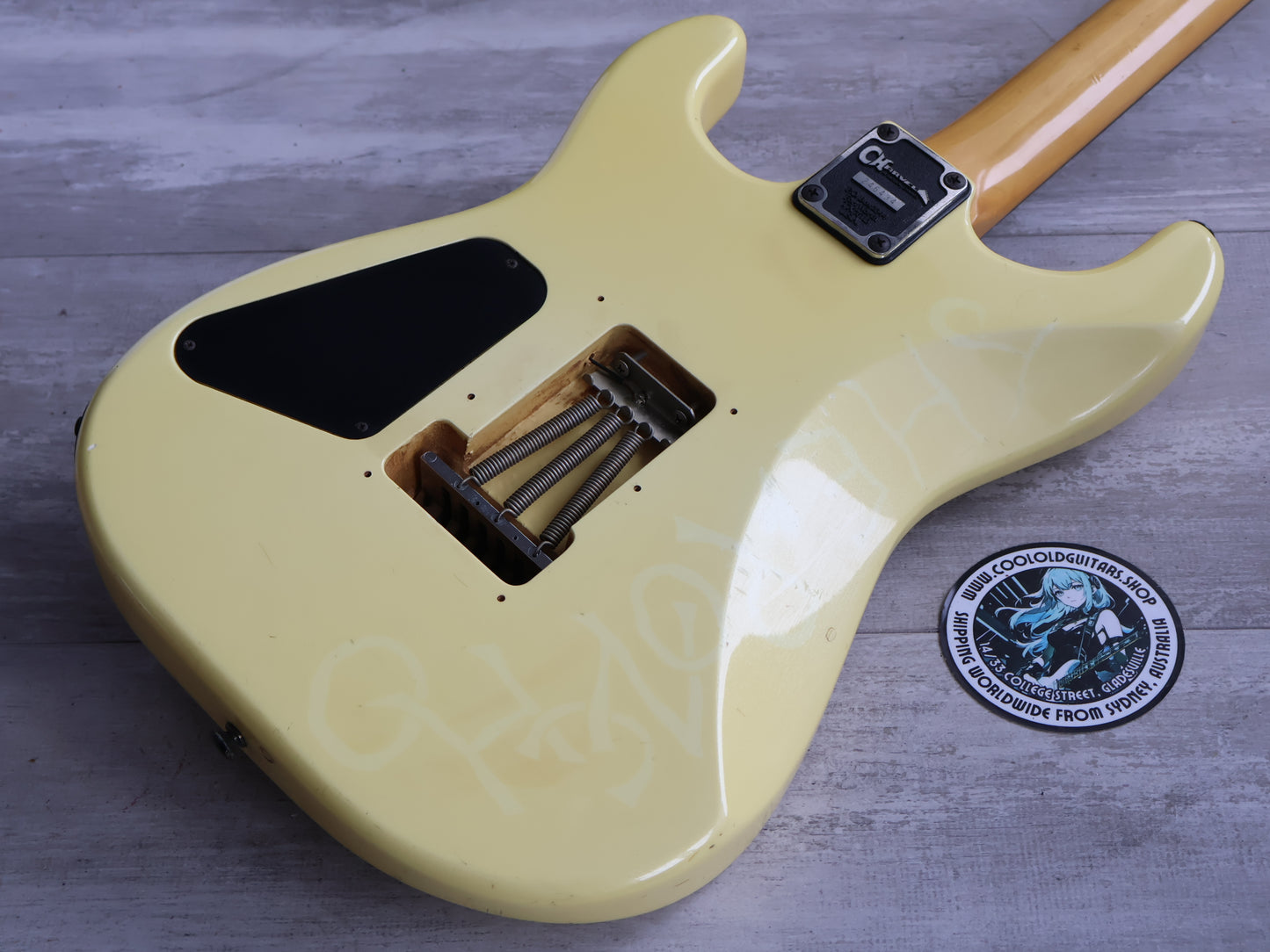 1986 Charvel Japan Model 2 Superstrat w/Kahler (Vintage White)