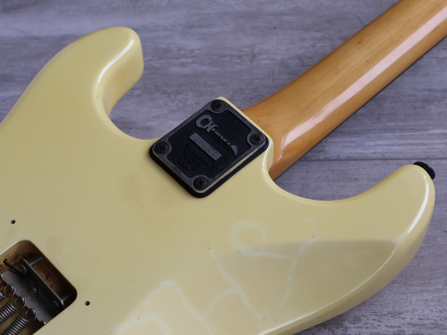 1986 Charvel Japan Model 2 Superstrat w/Kahler (Vintage White)