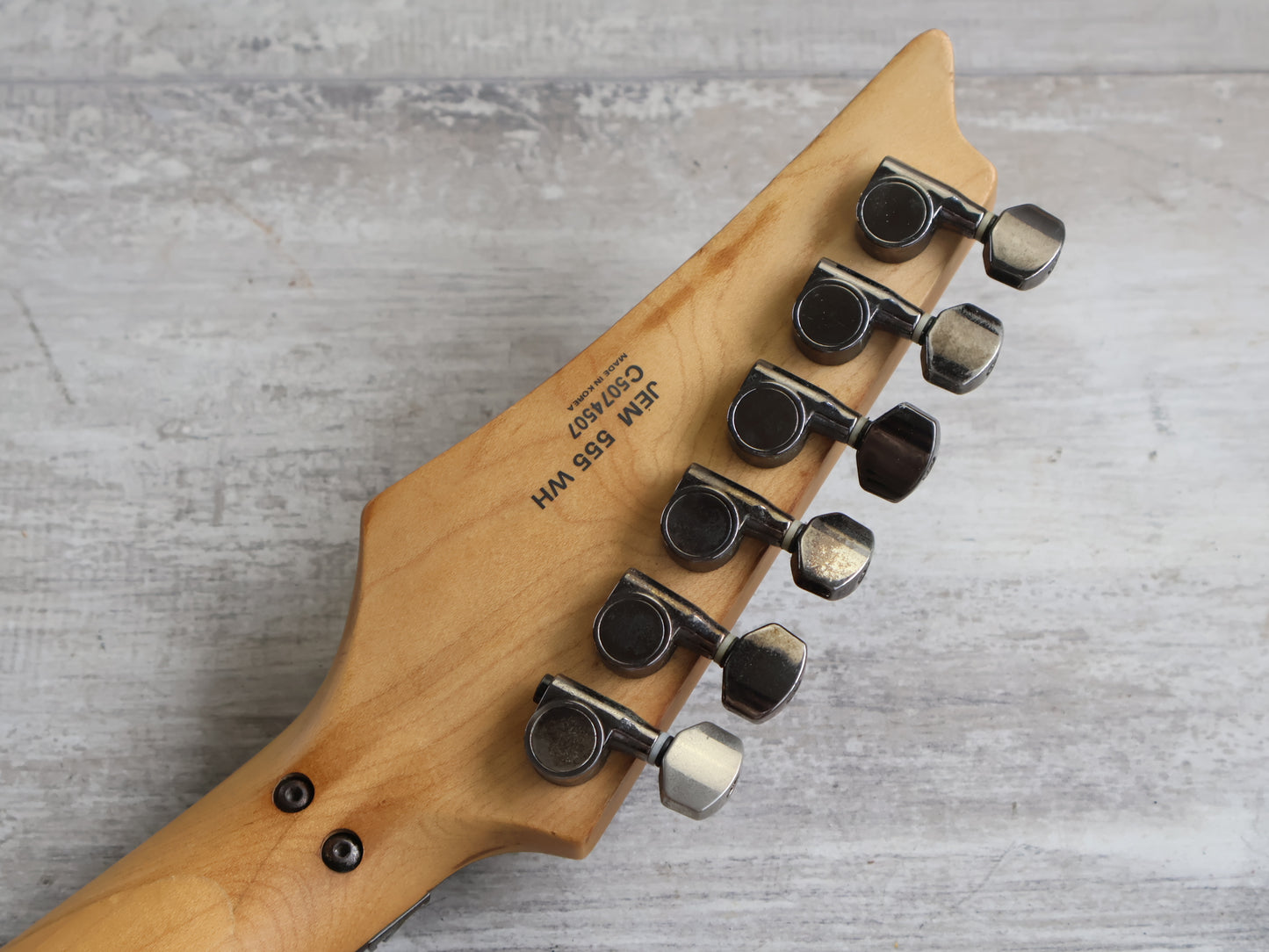 2005 Ibanez JEM 555 WH Steve Vai Jem Jr (White)