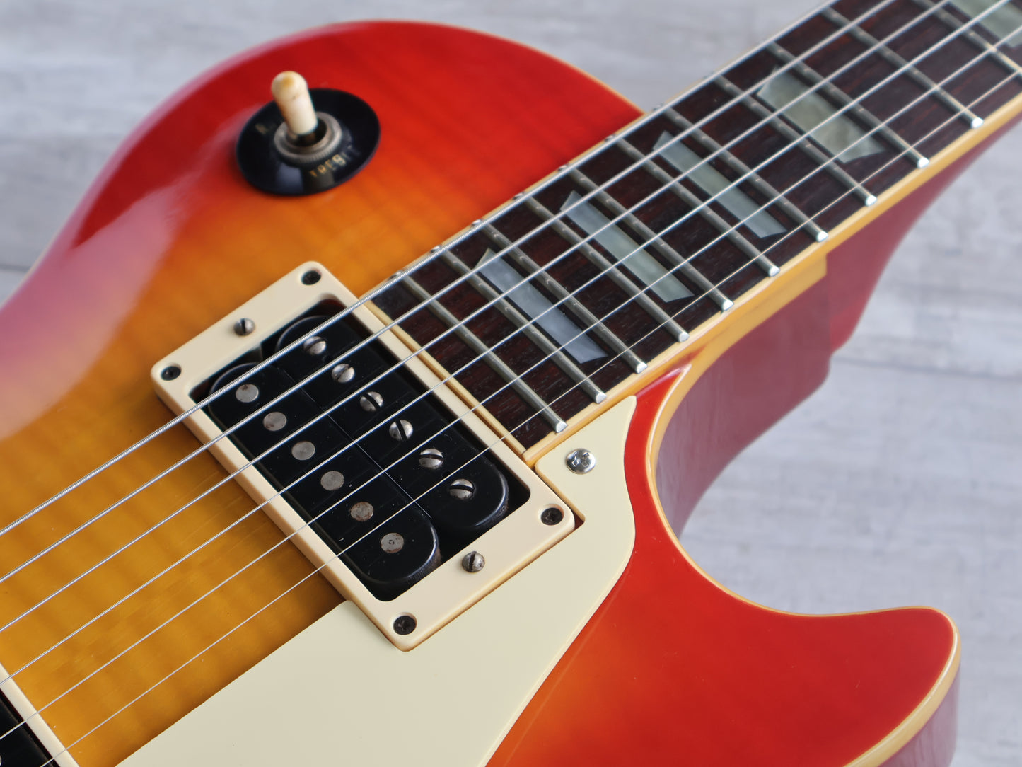 1981 Greco Japan EG-500 Super Power Les Paul Standard (Cherry Sunburst)