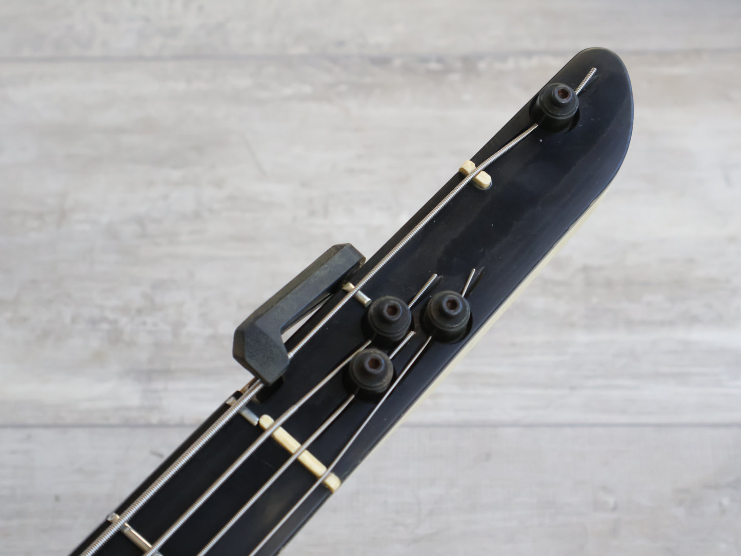 1990's Fixer Japan "Poor House Factory" Kubicki Style Bass (Aged White)