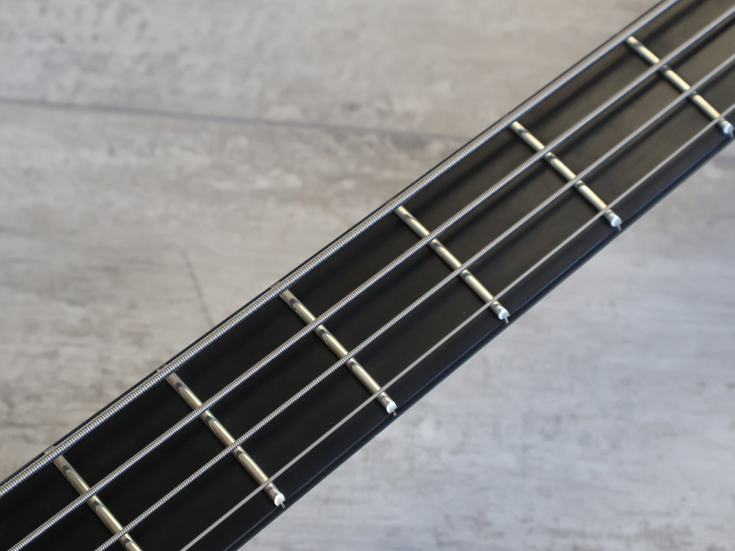 1990's Fixer Japan "Poor House Factory" Kubicki Style Bass (Aged White)