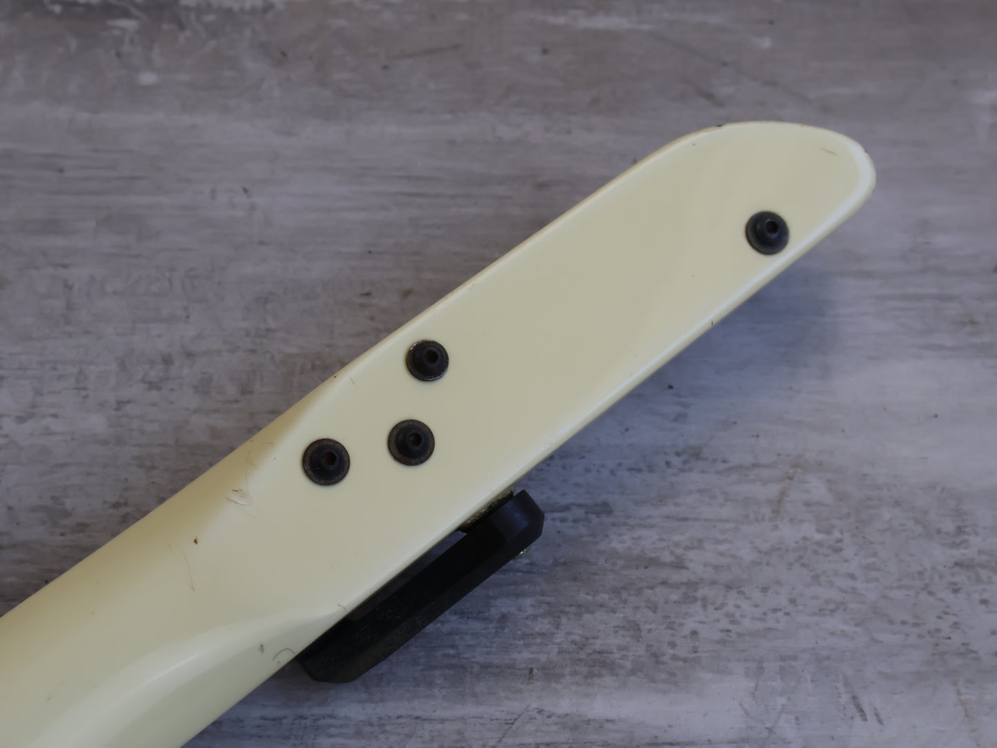 1990's Fixer Japan "Poor House Factory" Kubicki Style Bass (Aged White)