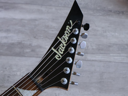 2000's Jackson Japan DR7 7-String HH Superstrat (Transparent Red)