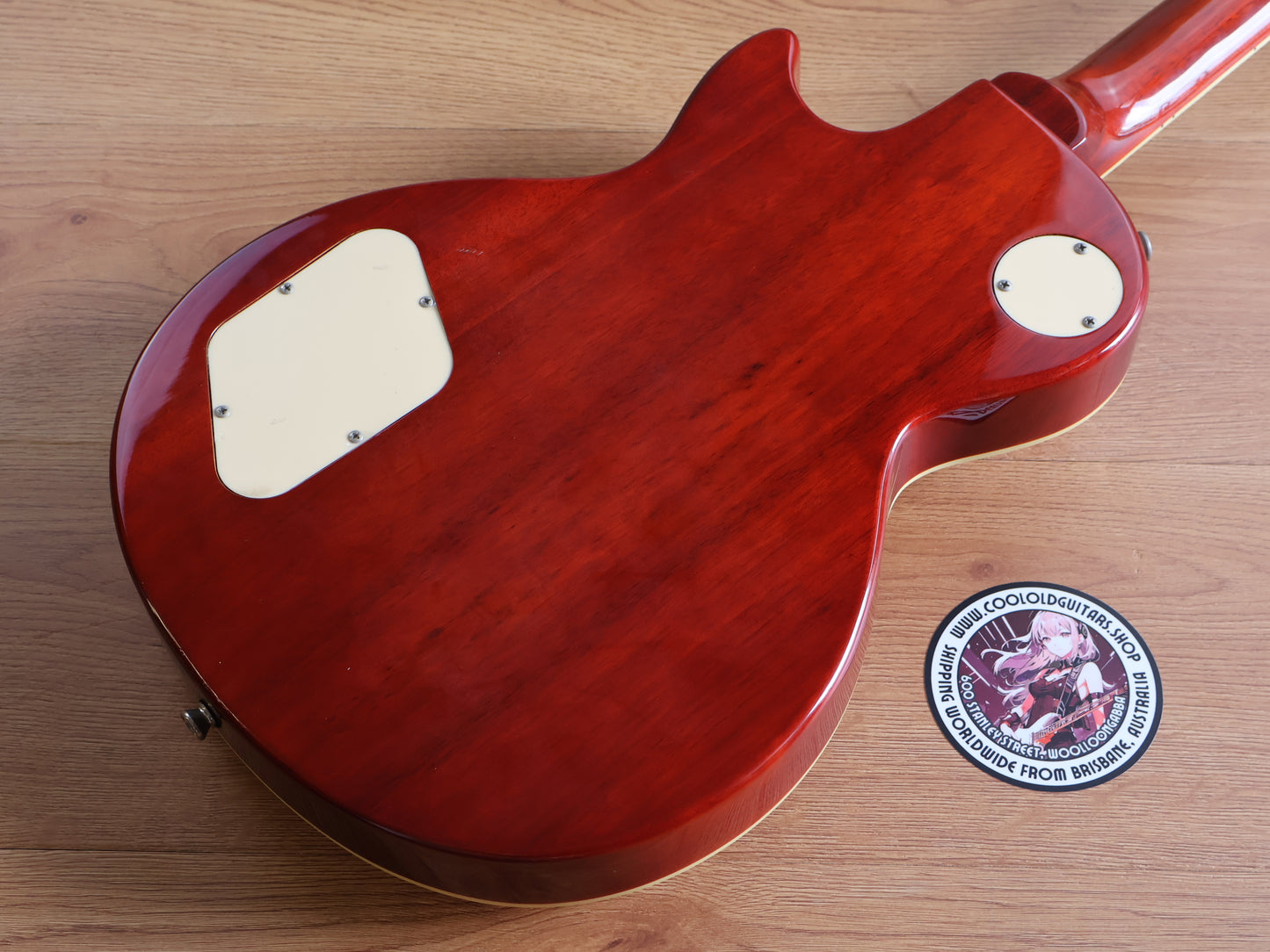 Blitz by Aria Pro II Leopard Les Paul Standard (Honeyburst)
