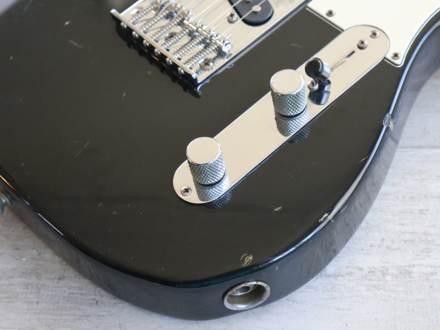 1987 Fender Japan TL314-55 "Medium Scale" Telecaster (Black)