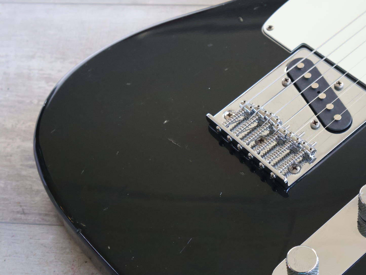 1987 Fender Japan TL314-55 "Medium Scale" Telecaster (Black)