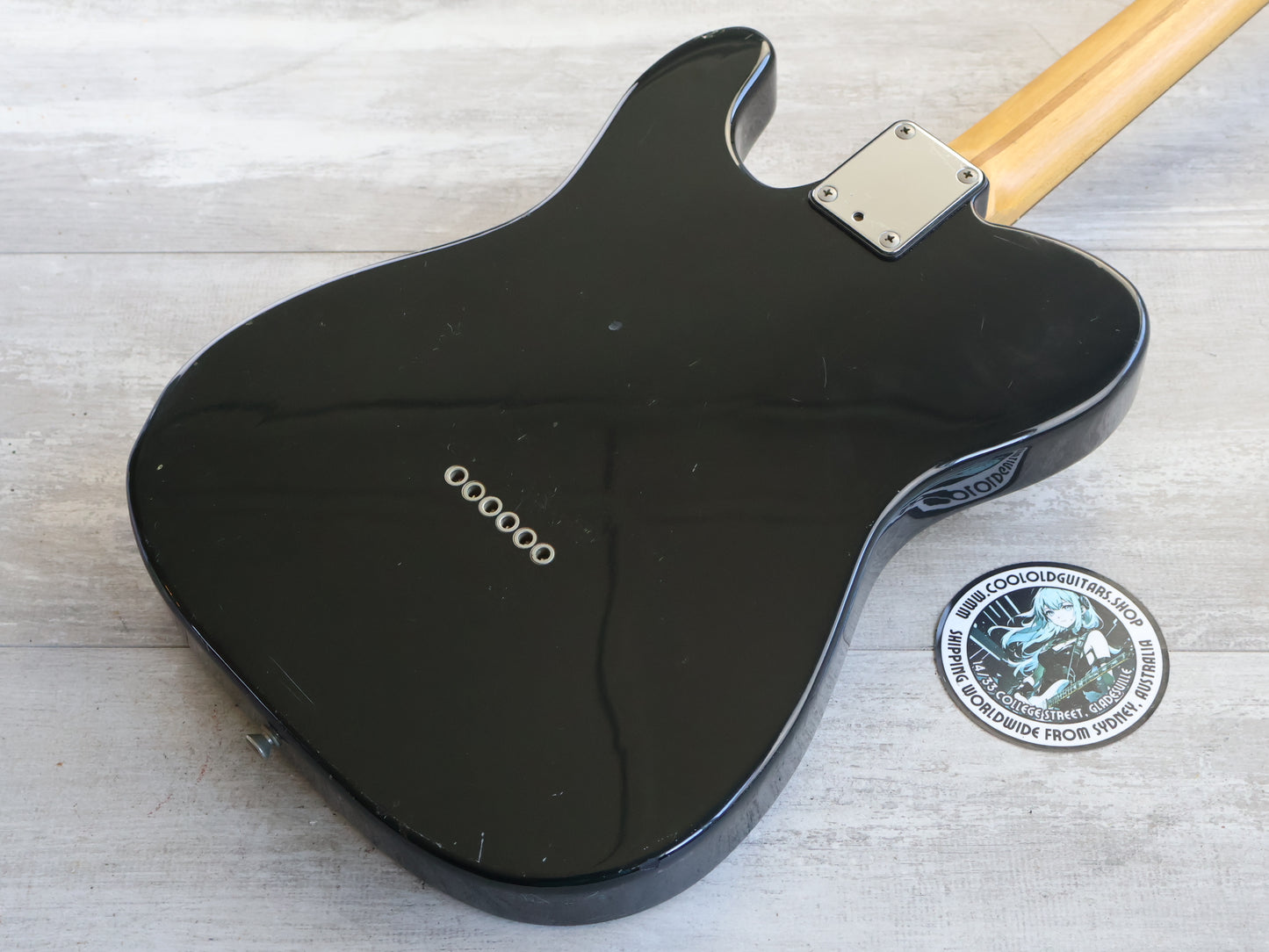 1987 Fender Japan TL314-55 "Medium Scale" Telecaster (Black)