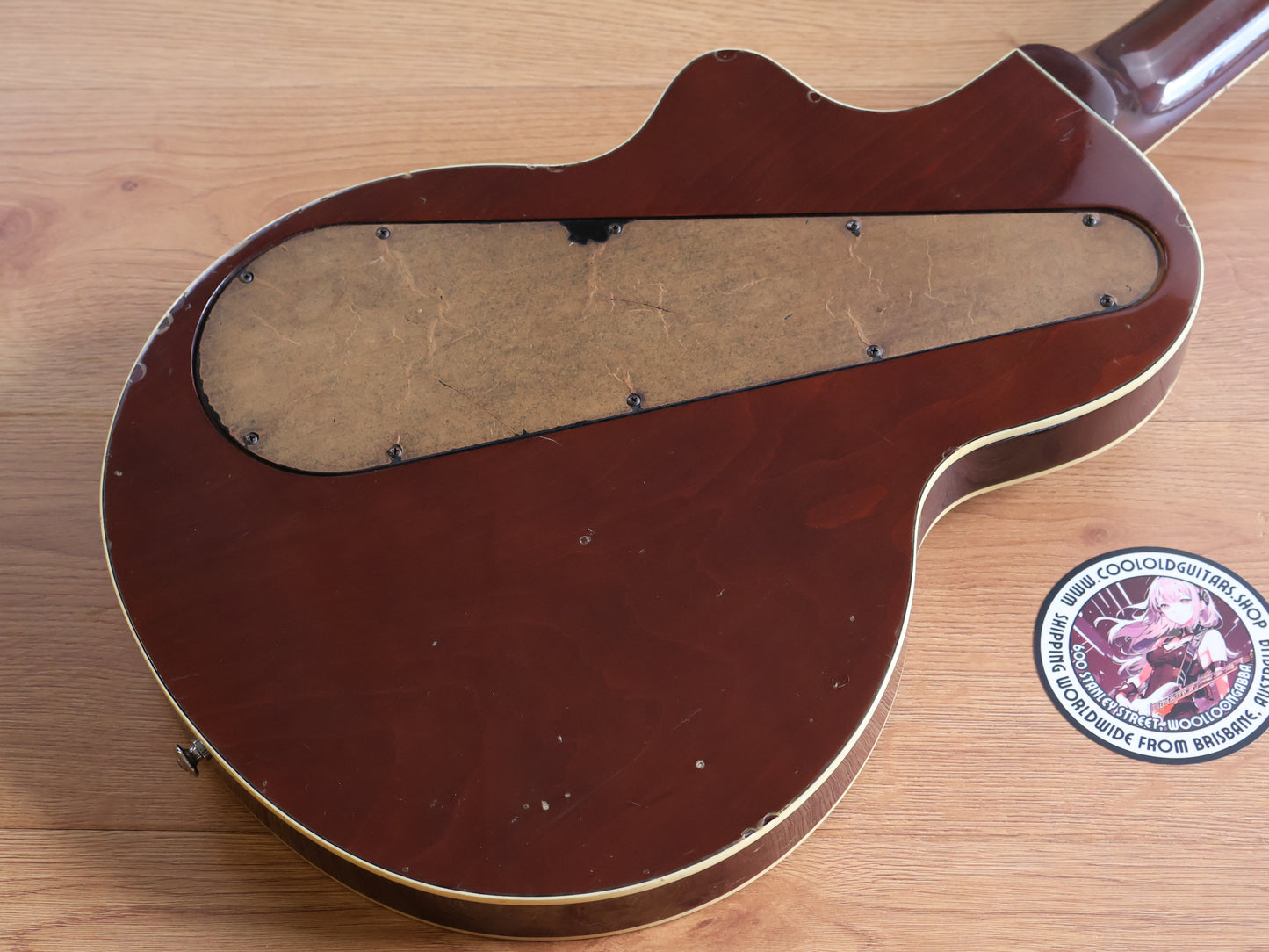 1972 Yamaha Japan SG45 Single Cutaway Flat Top Les Paul (Natural Brown)