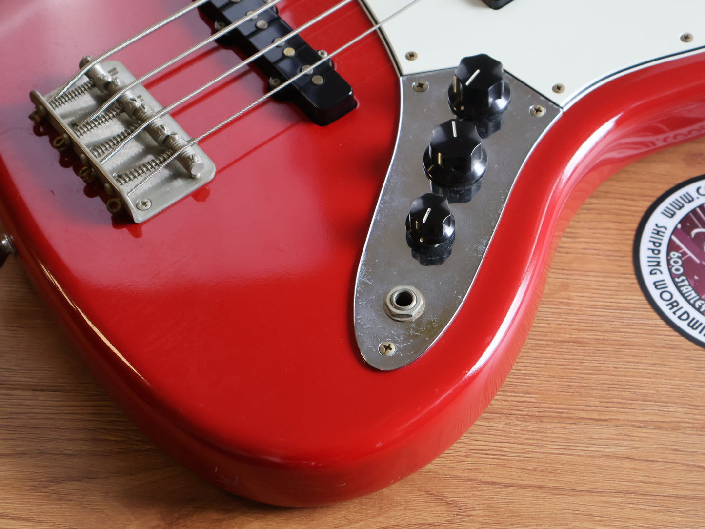 2010 Edwards Japan E-JB-100R/LT Jazz Bass (Torino Red)