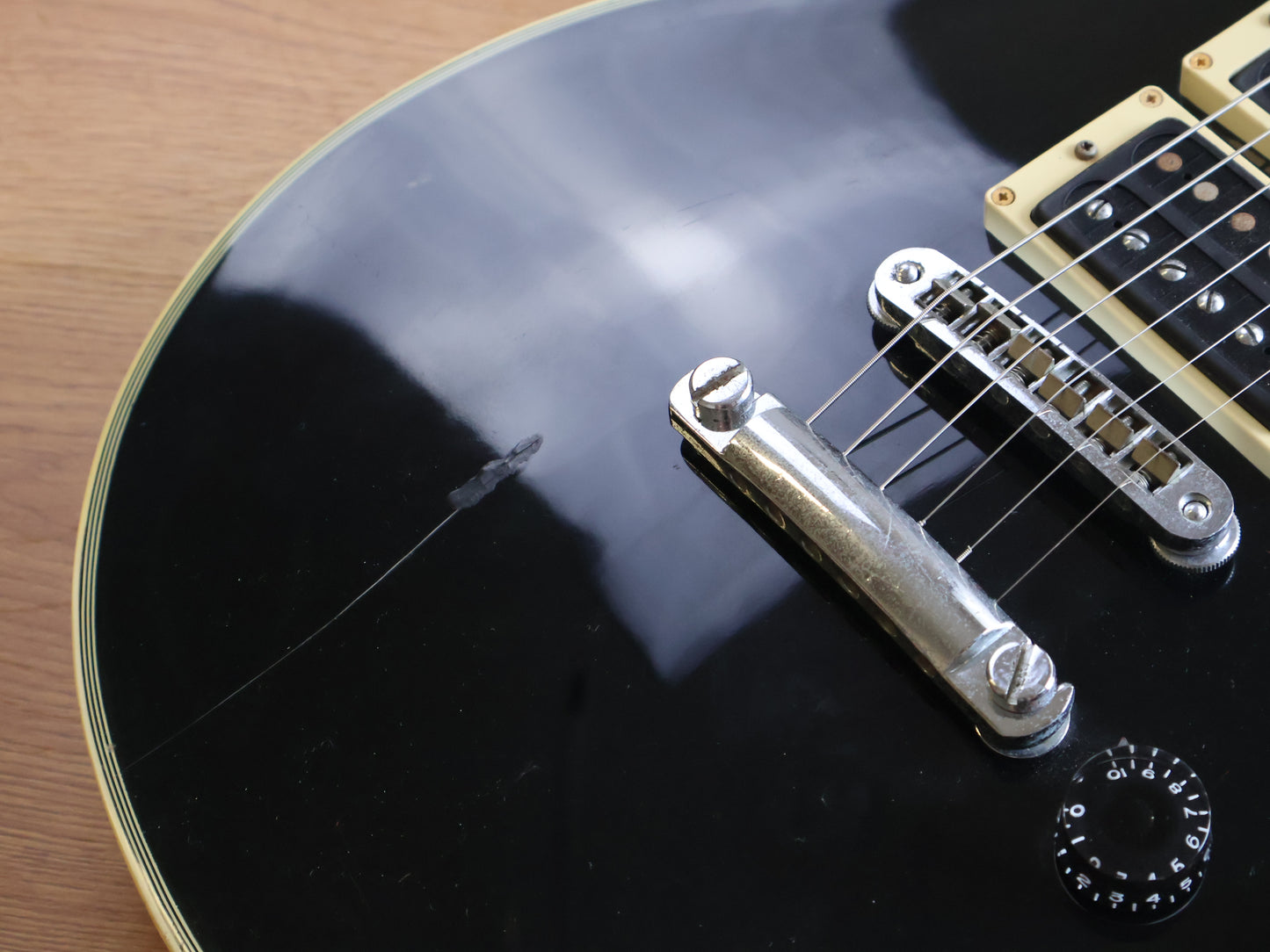 1977 Greco Japan EG-600PB Les Paul Custom Black Beauty (Ebony)
