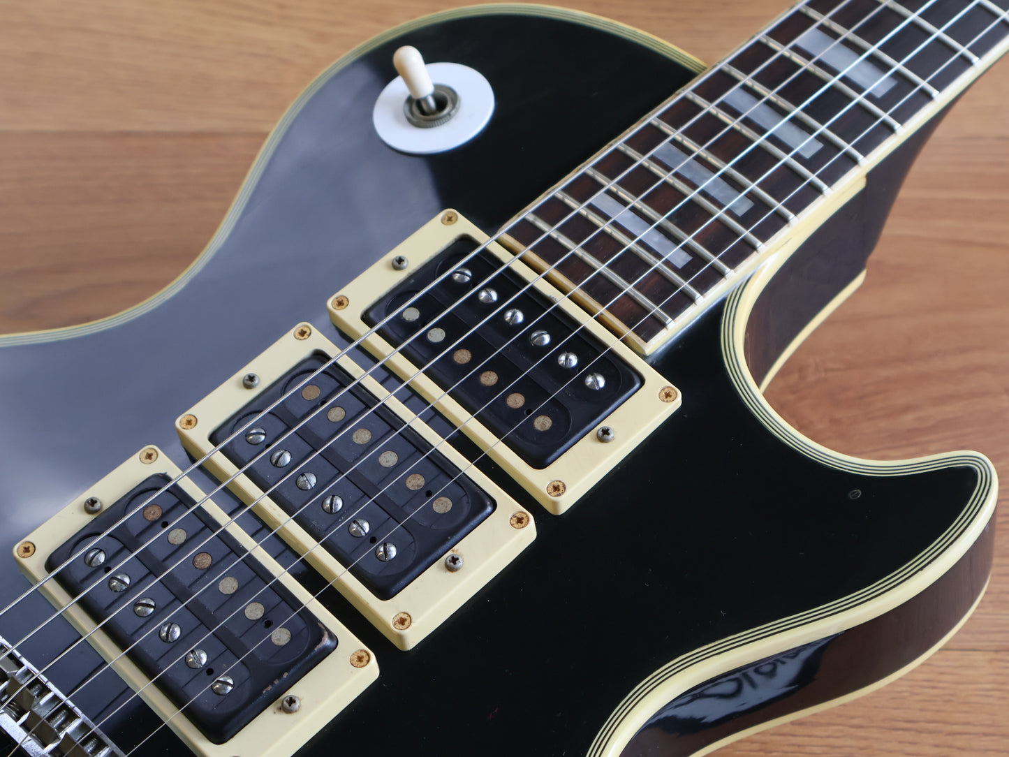 1977 Greco Japan EG-600PB Les Paul Custom Black Beauty (Ebony)