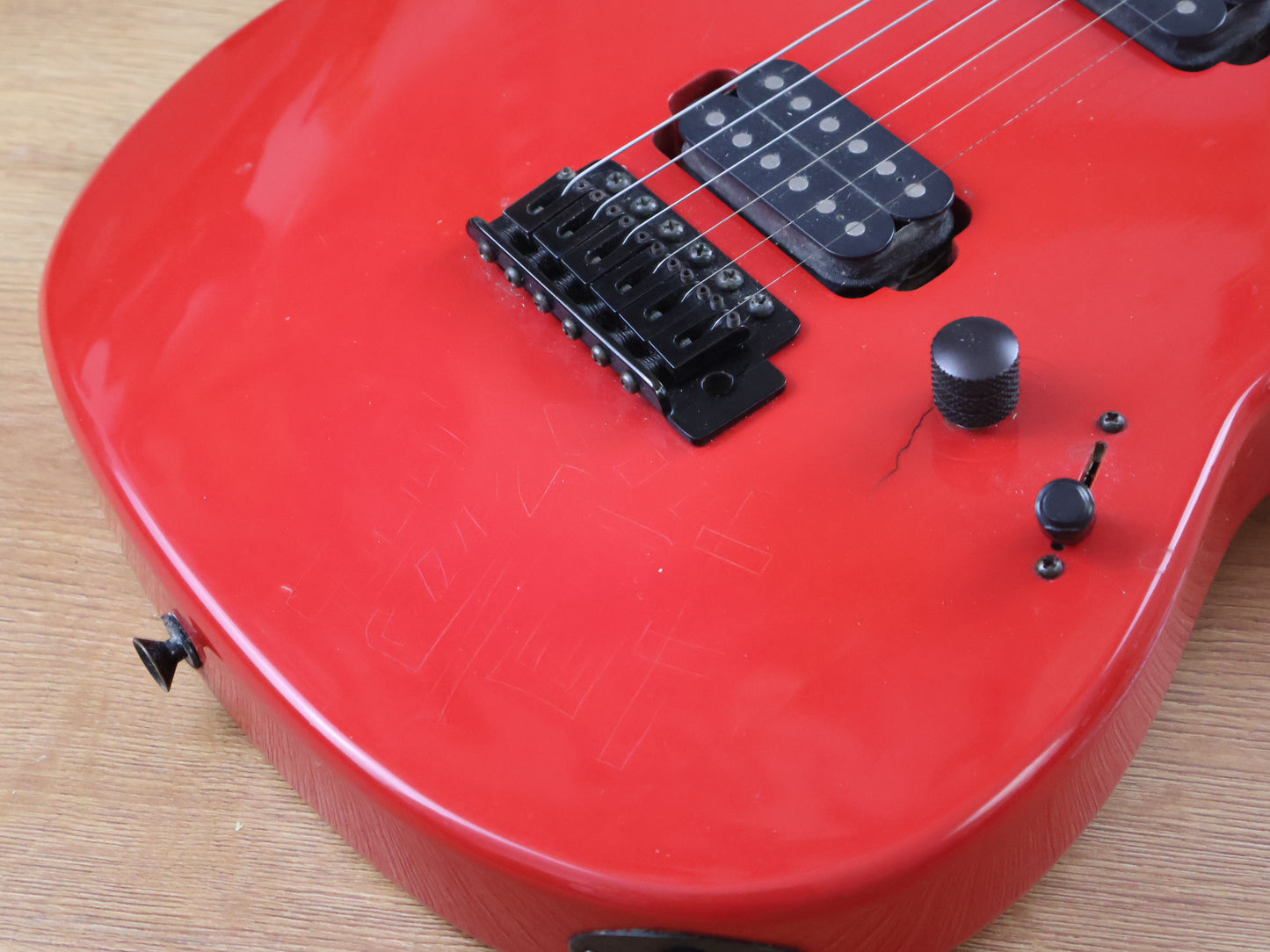 1990's Samick Radio Ten Blues Saraceno HH (Red)